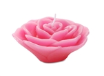 3" Rose Floating Candle - Fuchsia