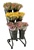 Mobile Flower Display with 6 Vases