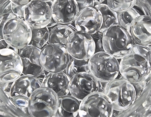 Water Absorbent Marbles, Water Beads, Crystal Clear - 1/2 Pound Bag