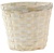 Bamboo White Washed Pot Cover