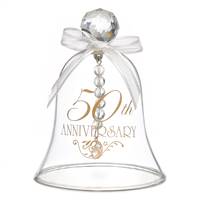 50th Anniversary Glass Bell