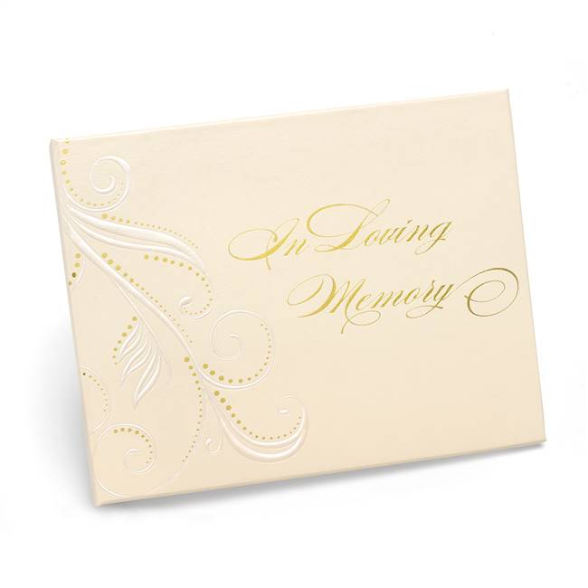 Swirl Dots Memory Guest Book