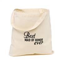Best Ever Wedding Party Tote Bags - Maid of Honor