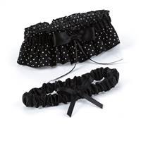 Polka Dot Garter Set