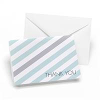 Simple Stripe Thank You - Lagoon & Slate