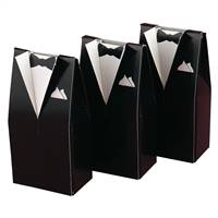 Black Tuxedo Favor Boxes