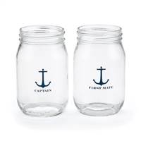 Nautical Drinking Jars