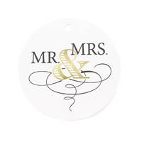 Golden Elegance Favor Tags