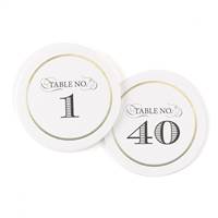 Golden Elegance Table Numbers