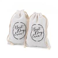 Rustic Vines Cotton Favor Bags