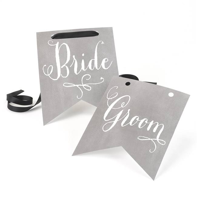 Charming Vintage Signs - Bride & Groom