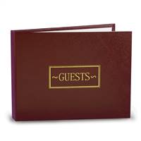 Burgundy Small Guest Book