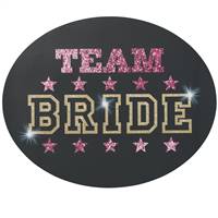 Team Bride Repositionable Cling