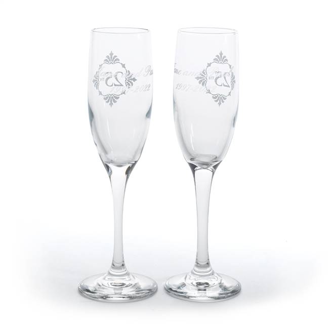 Silver Anniversary Flutes - Blank