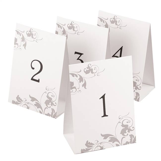 Table Number Tents