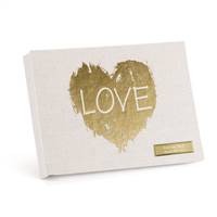 Brush of Love Guest Book - Blank