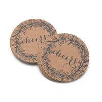 Rustic Wreath - Coaster