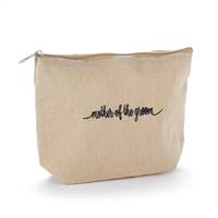 Mother of the Groom Natural Jute Cosmetic Bag