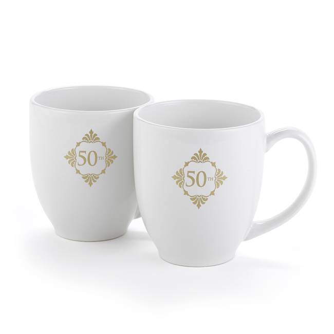 Golden Anniversary Mug Set