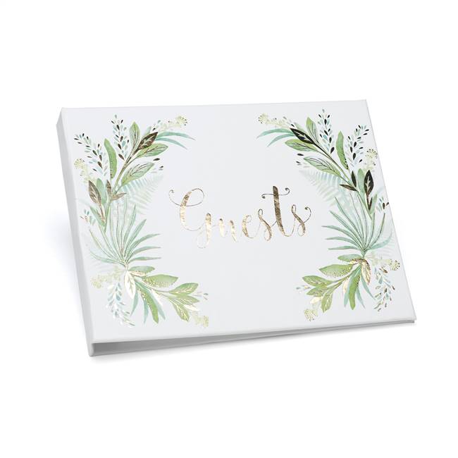 Greenery Guest Book - Blank