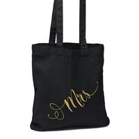 Mrs. Black Tote Bag