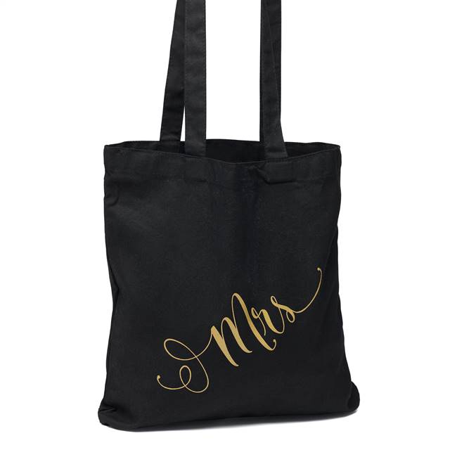 Mrs. Black Tote Bag