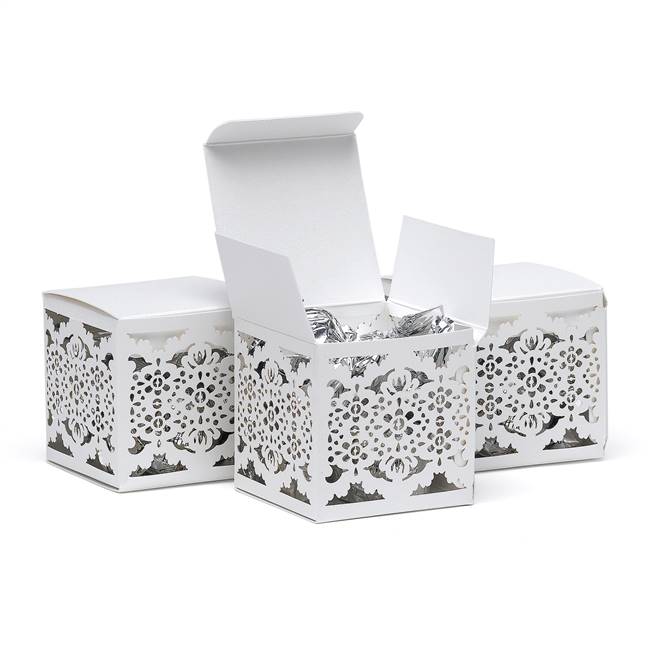 Lace Laser Cut Favor Box