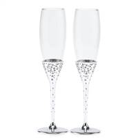 Sparkling Dots  Flutes - Blank