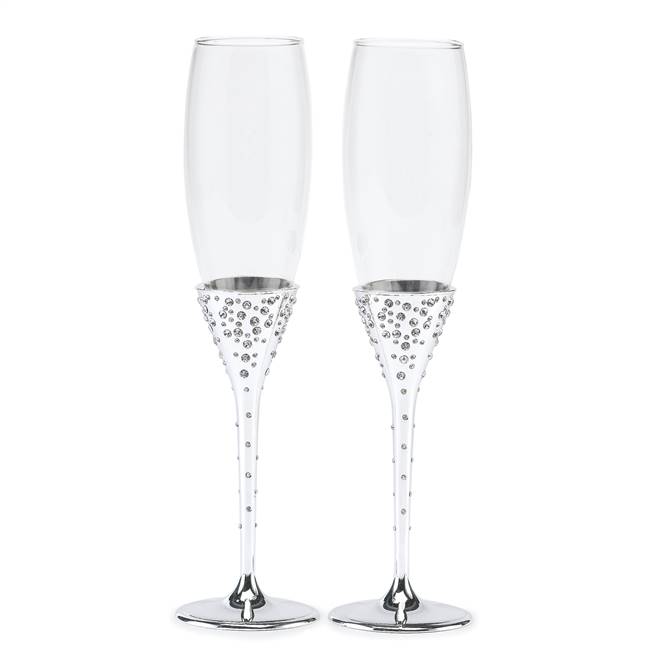 Sparkling Dots  Flutes - Blank