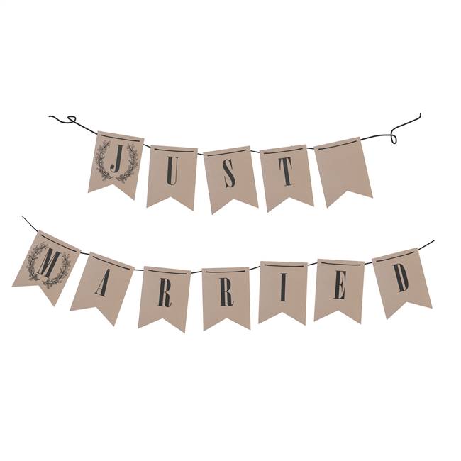 Just Married Banner