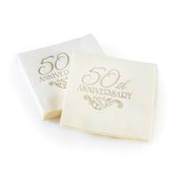 50th Anniversary Napkin - Blank