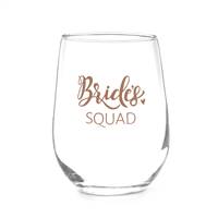 Bride's Squad Stemless Wine Glass - Blank