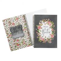 Chalkboard Floral Journal -