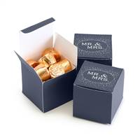 Navy Favor Box - Blank