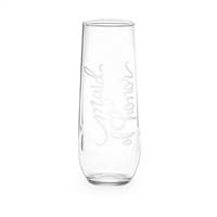 Maid of Honor Stemless Champagne Flute