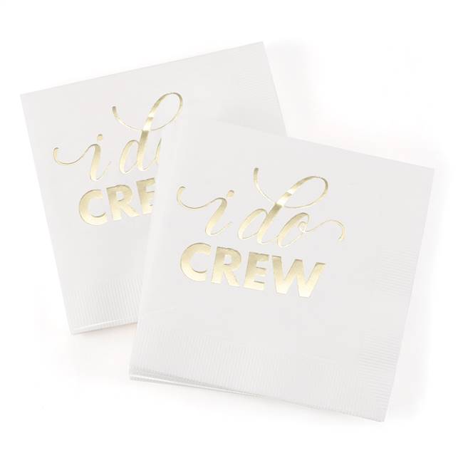 I Do Crew Napkins