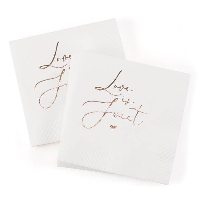 Love is Sweet Napkins