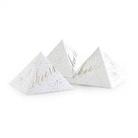 Cheers Dots Pyramid Favor Box