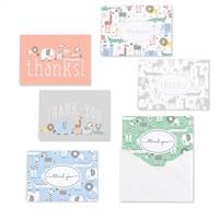 Baby Animals Thank You Set