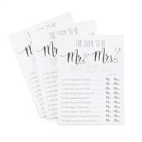 Mr or Mrs Guess Who Newlywed Game