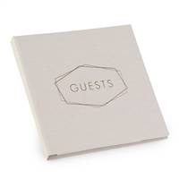 Geo Frame Guest Book - Blank