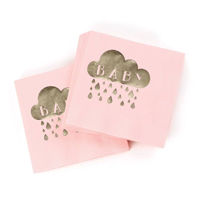 Baby Shower Napkins - Blush