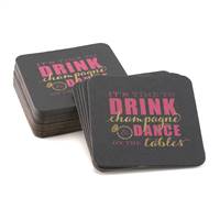 Champagne Dance Coaster  - Design Only