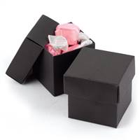 Black 2 piece Favor Boxes