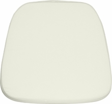 Soft Ivory Fabric Chiavari Chair Cushion