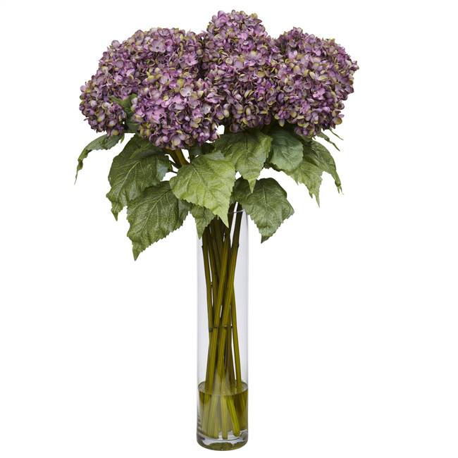 Hydrangea Silk Flower Arrangement