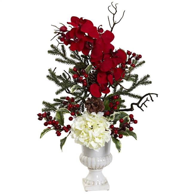 Holiday Elegance Arrangement w/Urn