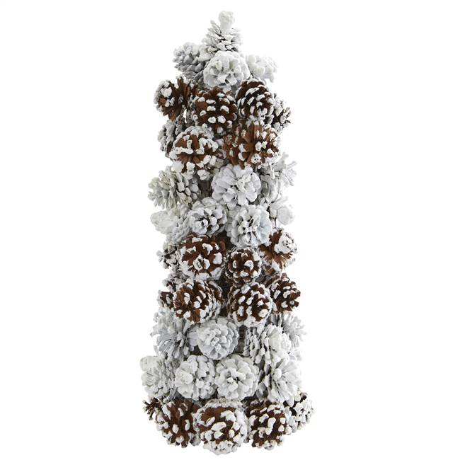 Frosted Pine Cone Tree