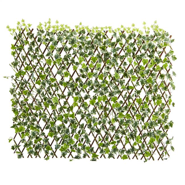 39" English Ivy Expandable Fence UV Resistant & Waterproof