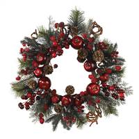 22" Apple Berry Wreath